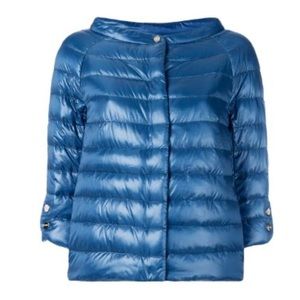Herno cropped padded jacket. 3/4 sleeves